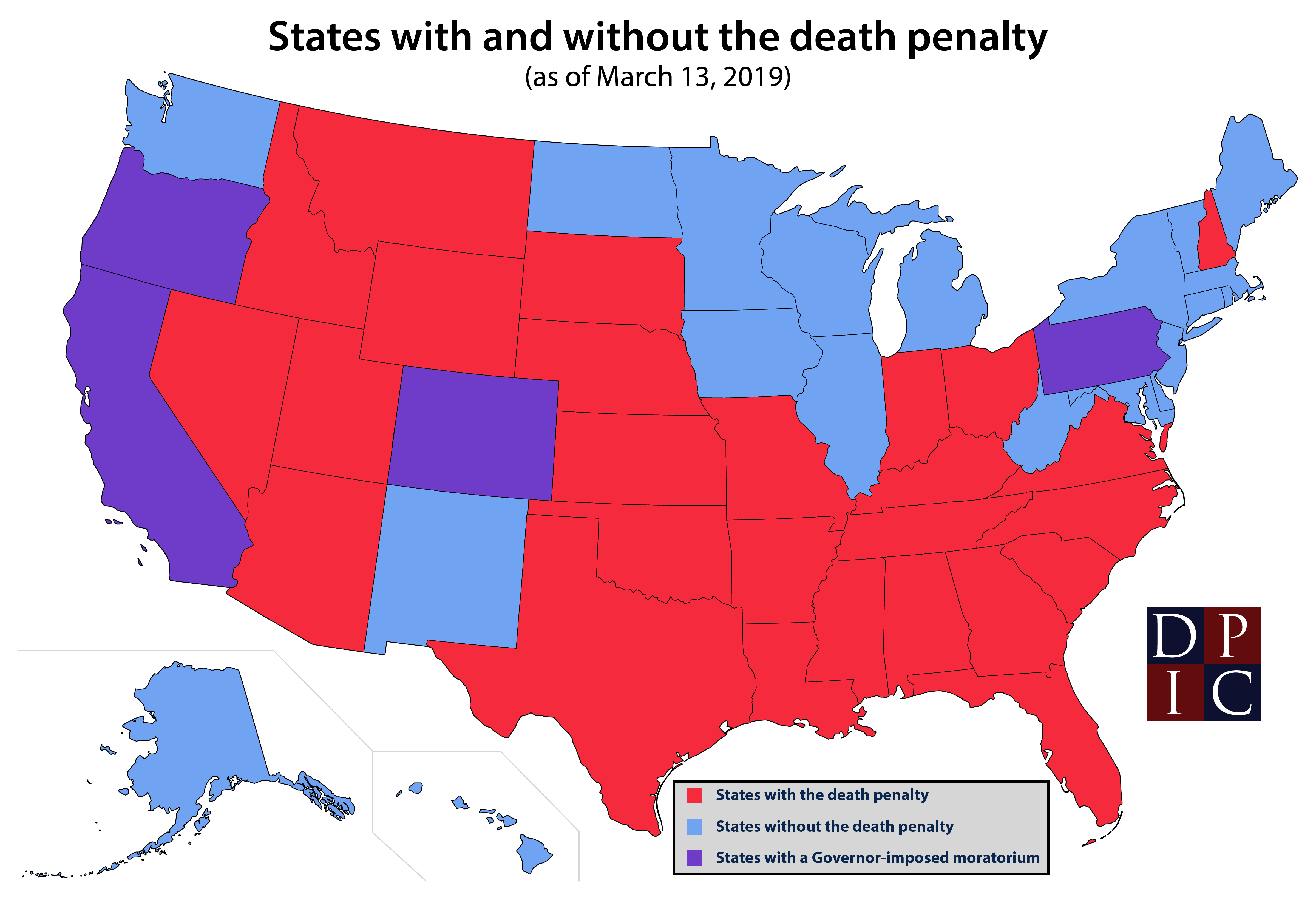 how many states legalize the death penalty
